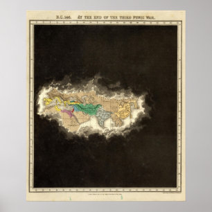 Affiche À la fin de la troisième guerre Punic 146 AVANT