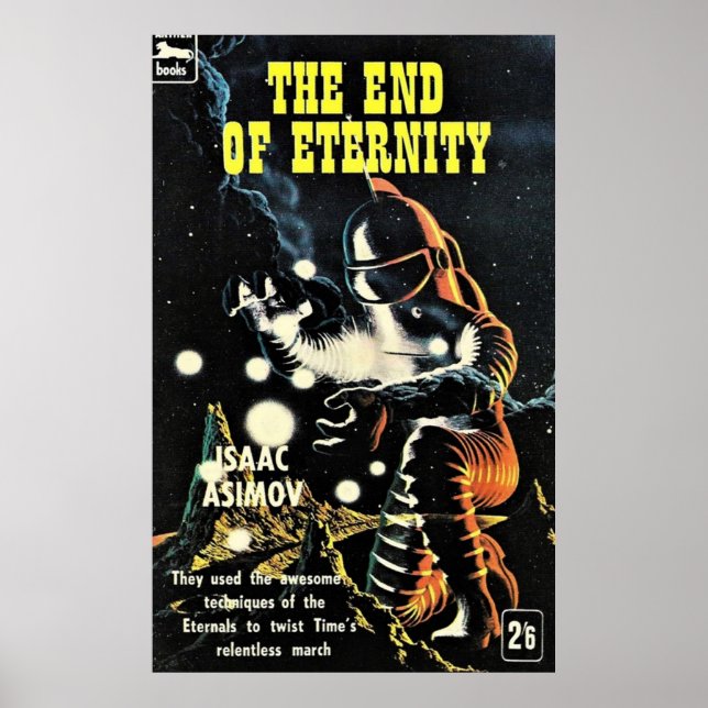 Affiche À La Fin De L'Éternité Isaac Asimov (Devant)