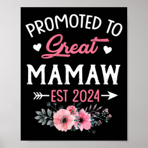 Affiche À la fleur Great Mamaw Est 2024