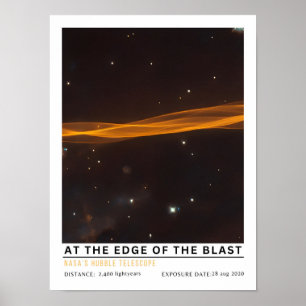 Affiche À la limite de l'explosion Éducation spatiale