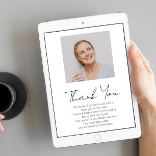 Affiche À la Mémoire Affectueuse   Mémorial Photo