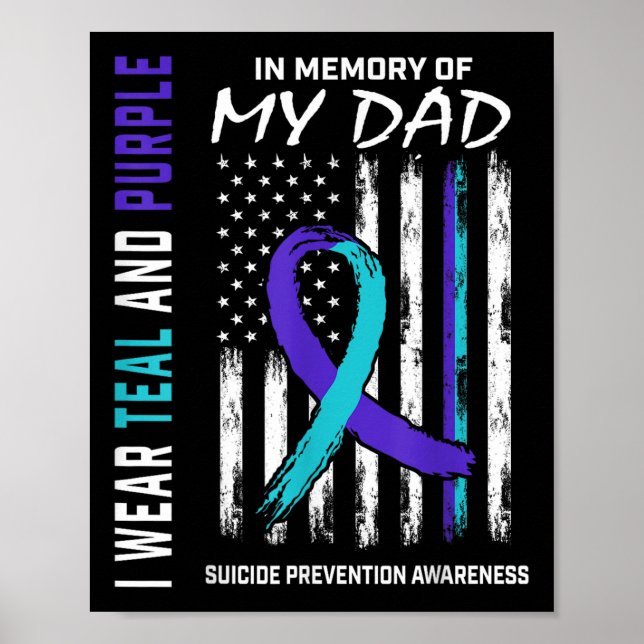 Affiche À la mémoire de papa, sensibilisation et préventio (Devant)