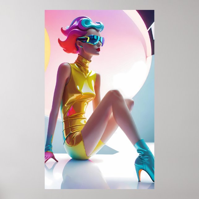 Affiche À la mode comme la radioactivité (Devant)