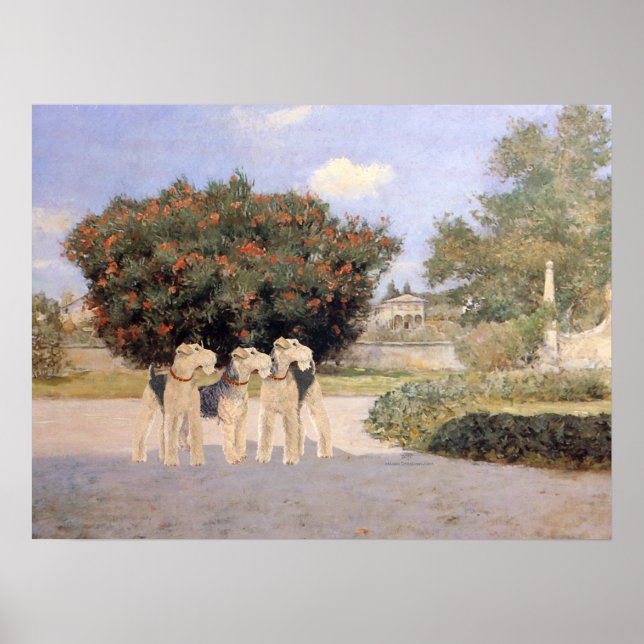 Affiche À la porte (Devant)