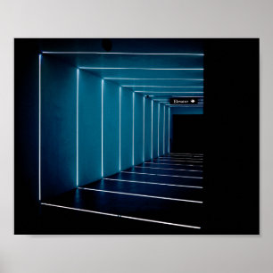 Affiche À l'ascenseur