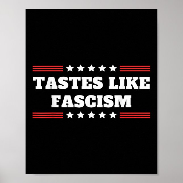 Affiche A le goût du fascisme Raid d'immigration Émeute Pr (Devant)