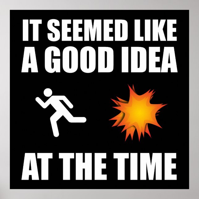 Affiche A L'Époque, C'Était Une Bonne Idée (Devant)