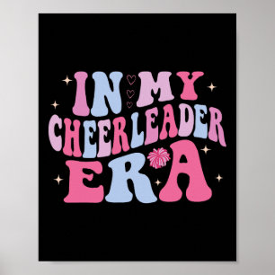 Affiche À l'époque de mon chef de pom-pom girls Groovy Foo