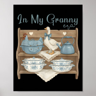 Affiche À l'ère de ma grand-mère, cuisine vintage Thrifty 