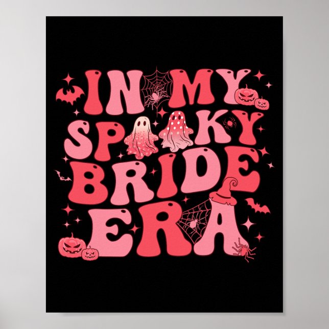 Affiche À l'ère de ma mariée effrayante Halloween Groovy D (Devant)