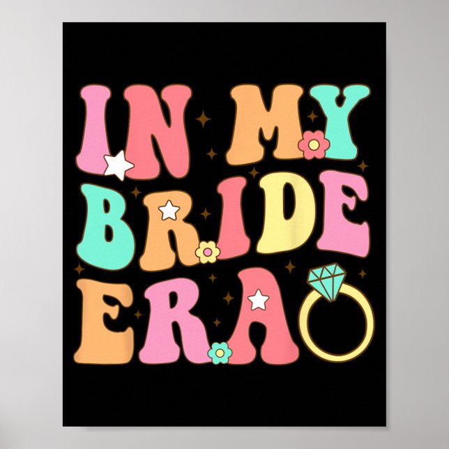 Affiche À l'ère de ma mariée Fiançailles Mariage Super (Devant)