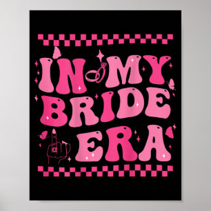 Affiche À l'ère de ma mariée Groovy 