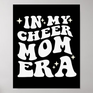 Affiche À l'ère de ma mère de pom-pom girl Football Maman