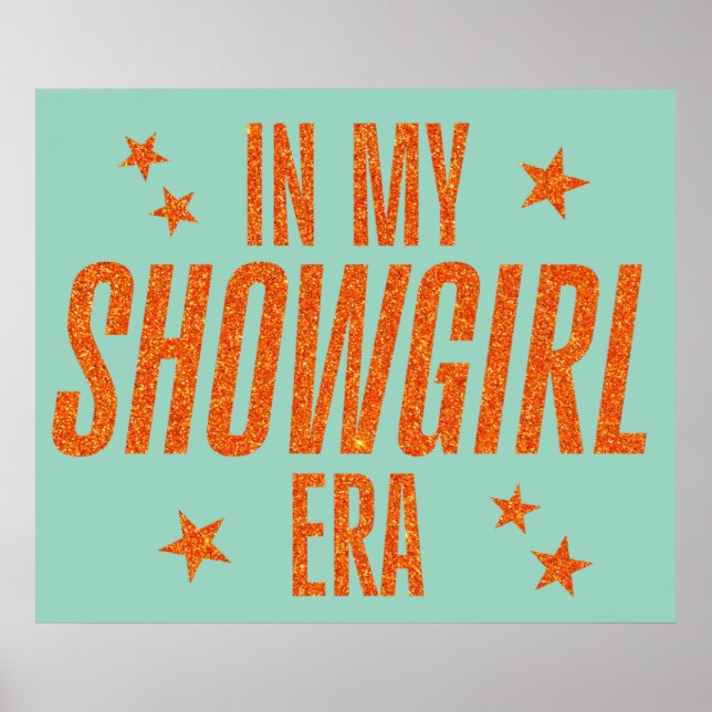 Affiche À l'ère de ma Showgirl (Devant)