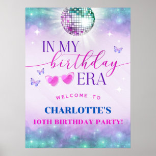 Affiche À l'ère de mon anniversaire - Adolescente qui fête