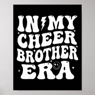 Affiche À l'ère de mon frère de cheerleading Sports Cheerl