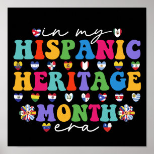 Affiche À l'ère de mon Mois du patrimoine hispanique
