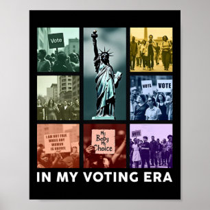 Affiche À l'ère de mon vote, élection présidentielle Harri