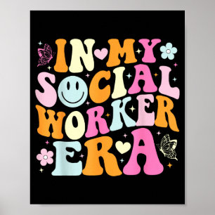 Affiche À l'ère des travailleuses sociales adorable remise