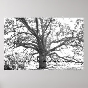 Affiche À l'esprit qui est encore.