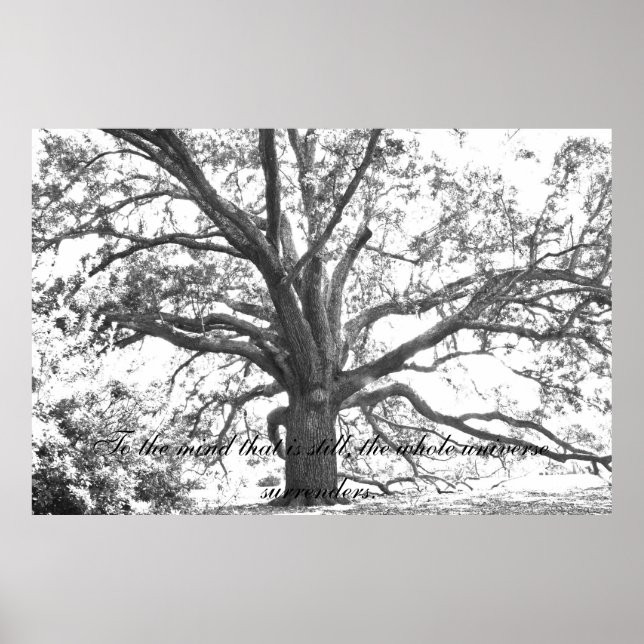 Affiche À l'esprit qui est encore. (Devant)