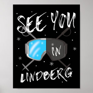 Affiche À Lindberg Allemagne Vacances Ski Goggings