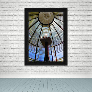 Affiche À l'intérieur de la lentille de Fresnel