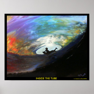 Affiche À l'intérieur du tube