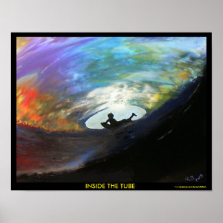 Affiche À l'intérieur du tube