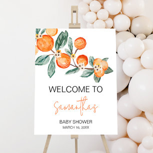 Affiche A Little Cutie est sur le chemin Orange Welcome