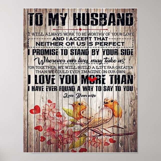 Affiche À ma lettre de mari, belle lettre de mari (Devant)