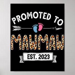 Affiche À Mawmaw Est 2023 Fête des mères léopard