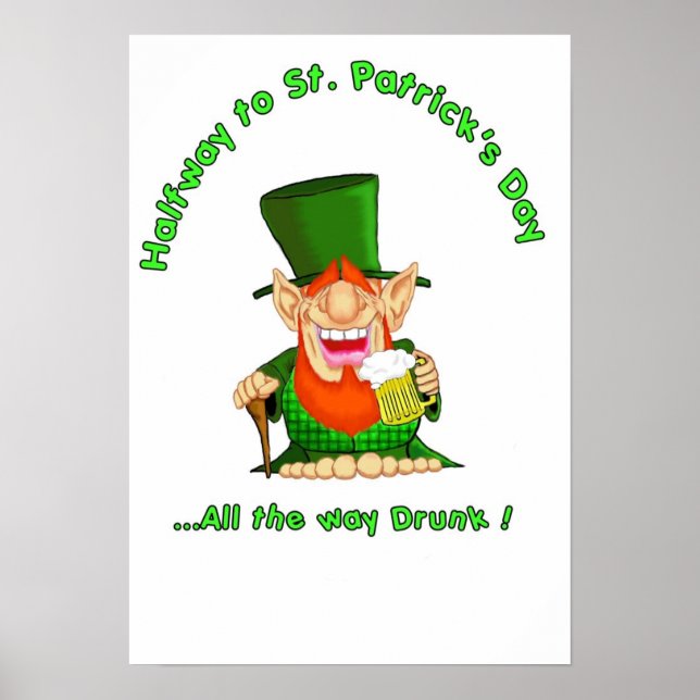Affiche A mi-chemin de St Pattys (Devant)