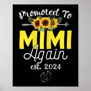 Affiche À Mimi Est 2024 Faire-part de grossesse