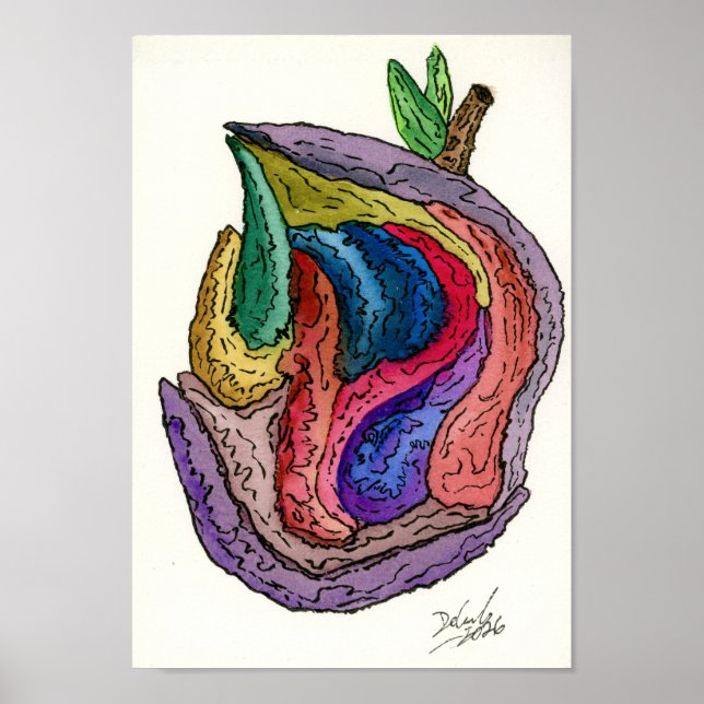 Affiche À moitié mangé (Devant)