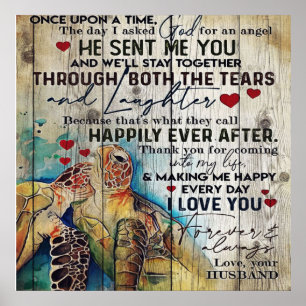 Affiche À mon cadeau à la femme Cadeau de vacances amusa