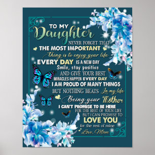 Affiche À Mon Cadeau Maman, Fille Et Maman, Amateurs De Pa