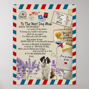 Affiche À Mon Chien Maman Cadeau, Cadeau Amoureux des chie