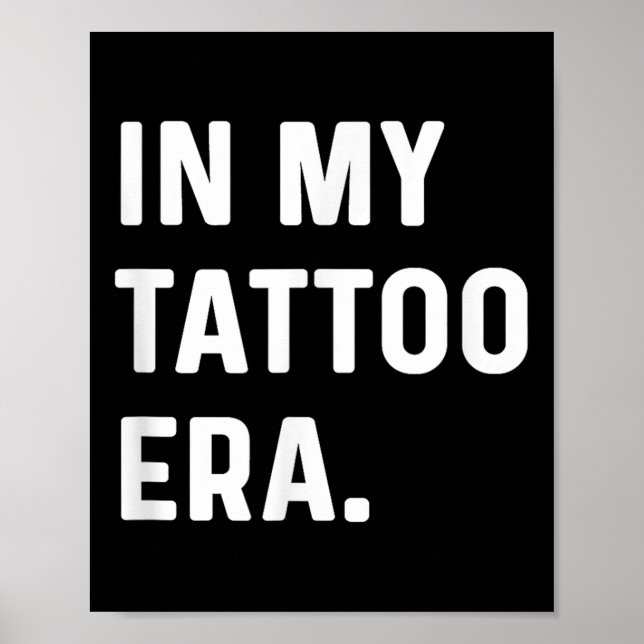 Affiche À Mon Époque Du Tatouage - Fantastique Tendance De (Devant)