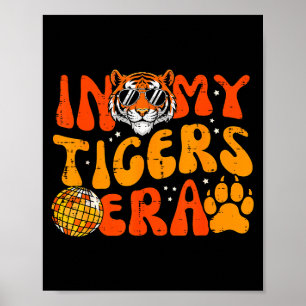 Affiche À mon époque du tigre garçons drôles jeunesse adol