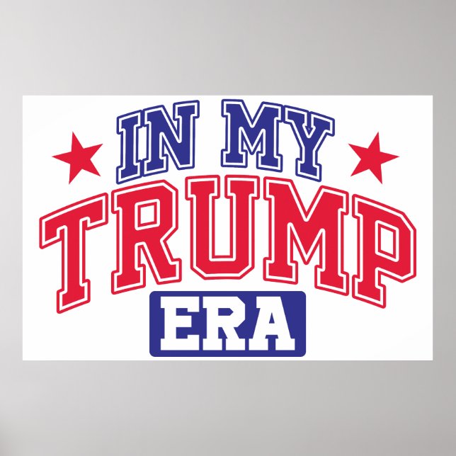 Affiche À mon époque Trump  (Devant)