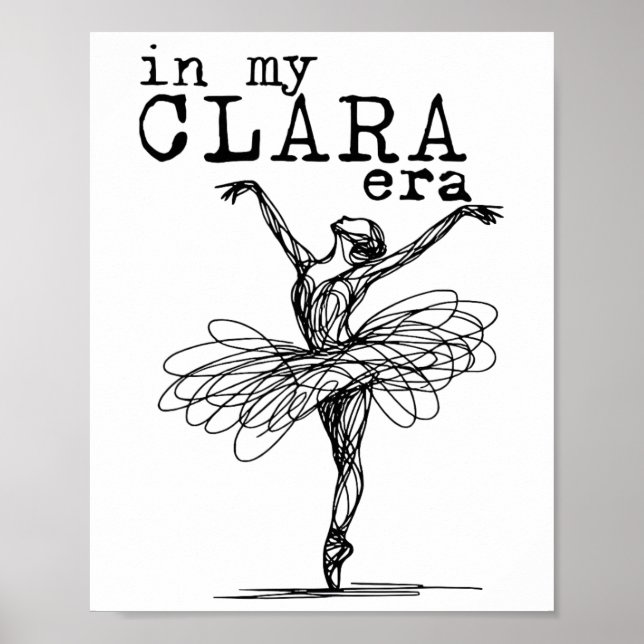 Affiche À mon ère Clara (Devant)