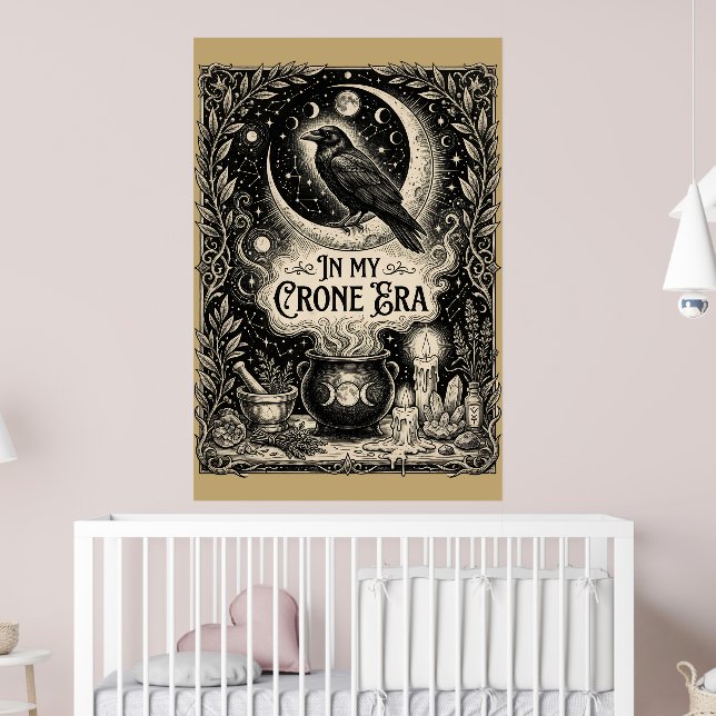 Affiche À mon ère de crone. (Pépinière 2)