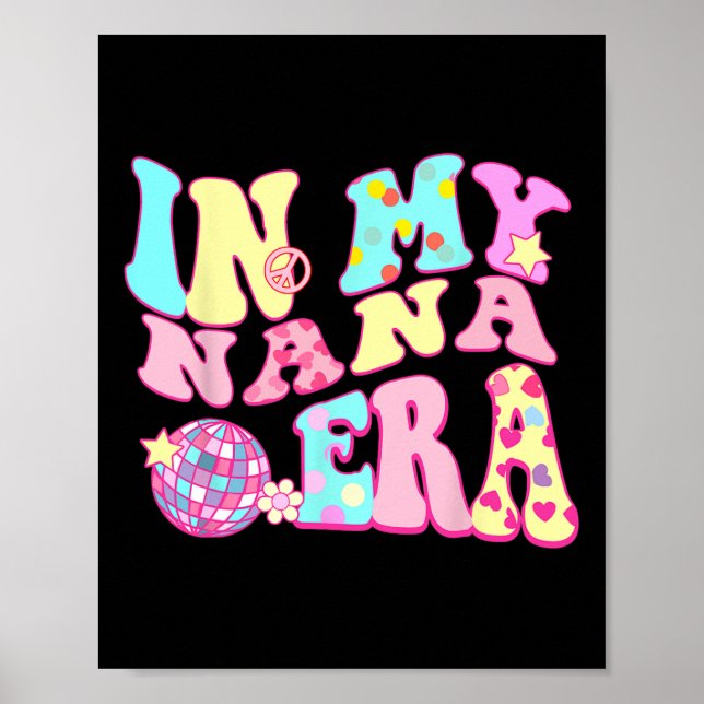 Affiche A Mon Ère Nana Super Sarcastique Retro Disco Mère (Devant)