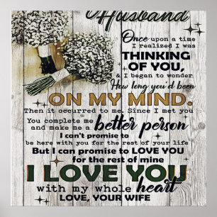 Affiche À mon mari À mon mari Citations D'Amour Pour Lu