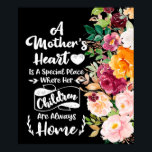 Affiche A Mother Is Like A Flower Gift, Mother's Day Gift<br><div class="desc">A Mother Is Like A Flower Gift, Mother's Day Gift</div>