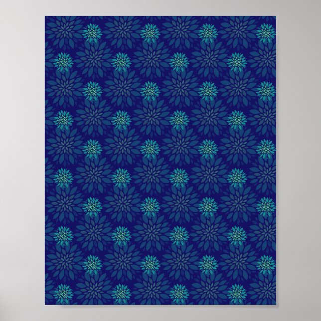 Affiche à motif floral (Devant)