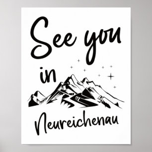 Affiche À Neureichenau Allemagne Vacances Ski