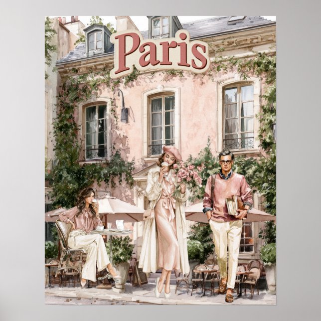 Affiche À Paris (Devant)