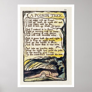 Affiche 'A Poison Tree', assiette 50 (Bentley 49) de 'Song